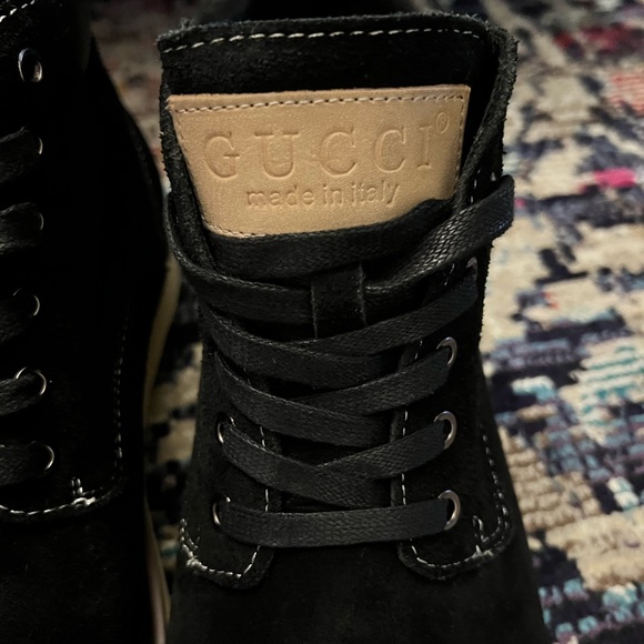 MENS GENUINE LEATHER SUEDE BOOTS - Picture 5 of 6